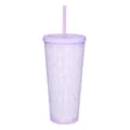 Purple Ghost Cup with Straw - 20 oz. at Spirit Halloween