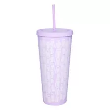 Purple Ghost Cup with Straw - 20 oz. at Spirit Halloween