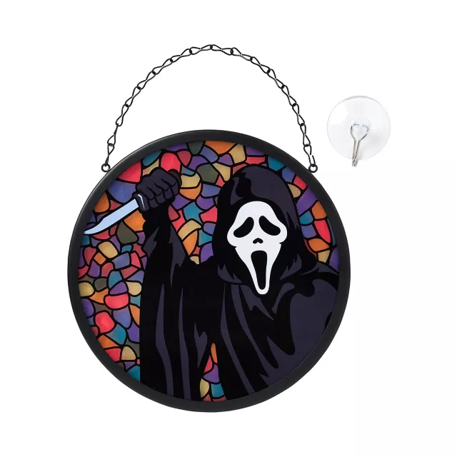Ghost Face Stained Glass Suncatcher at Spirit Halloween