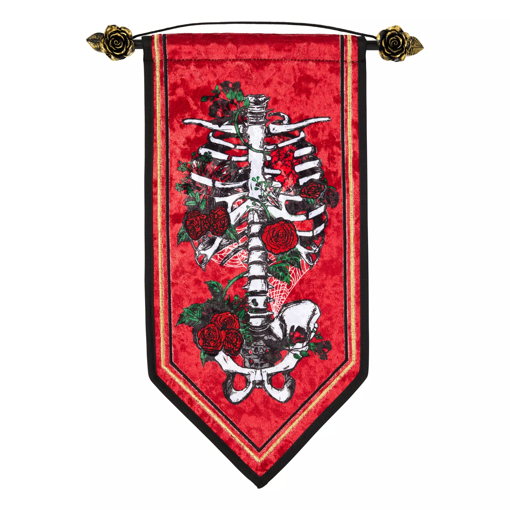 Rose Ribcage Banner