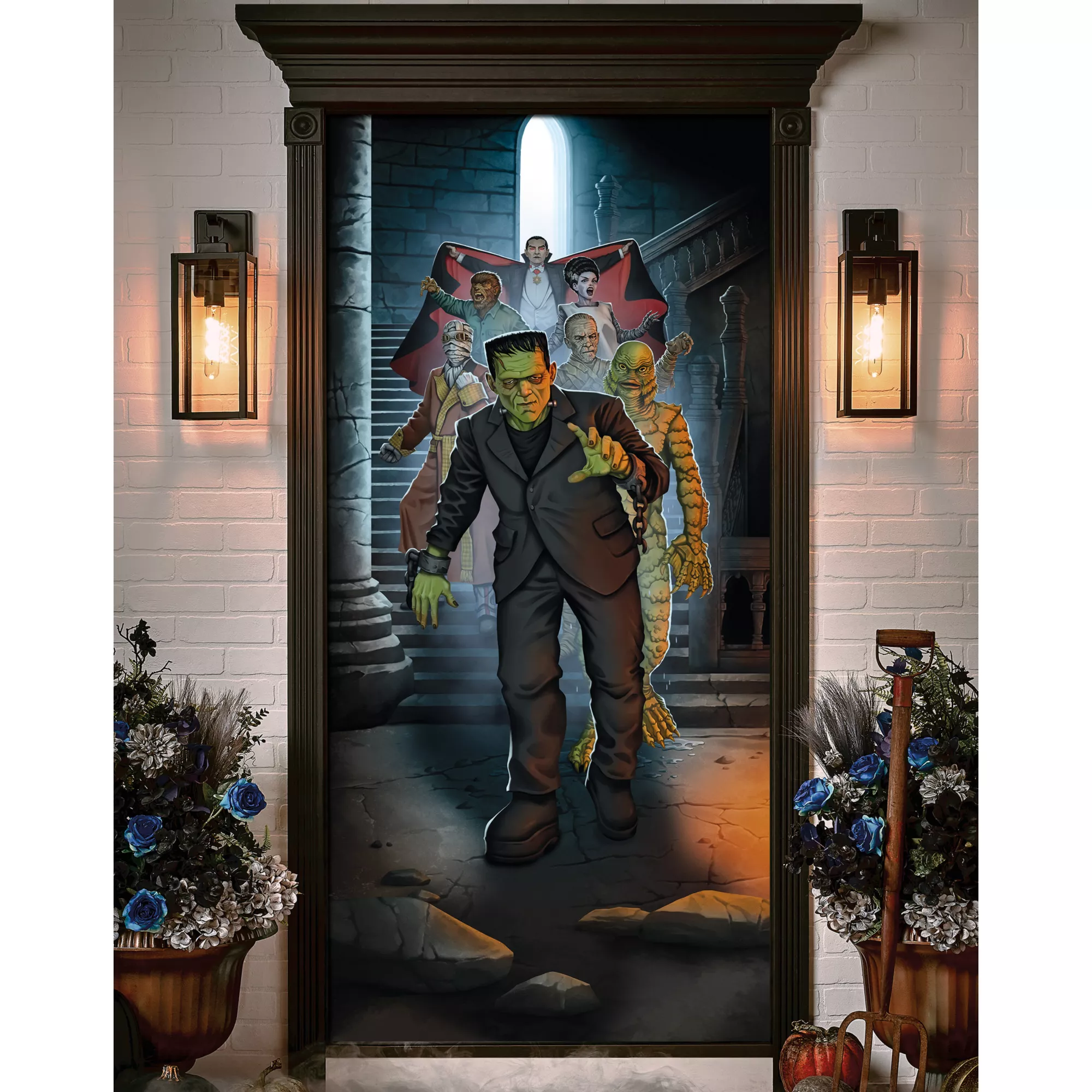Universal Monsters Door Cover at Spirit Halloween