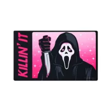 Ghost Face Killin' It Doormat at Spencer's