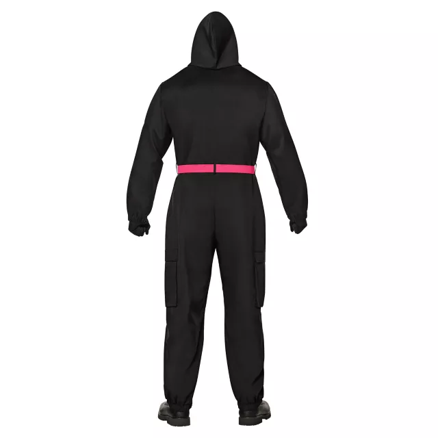Adult Black Guard Costume -  Squid Game