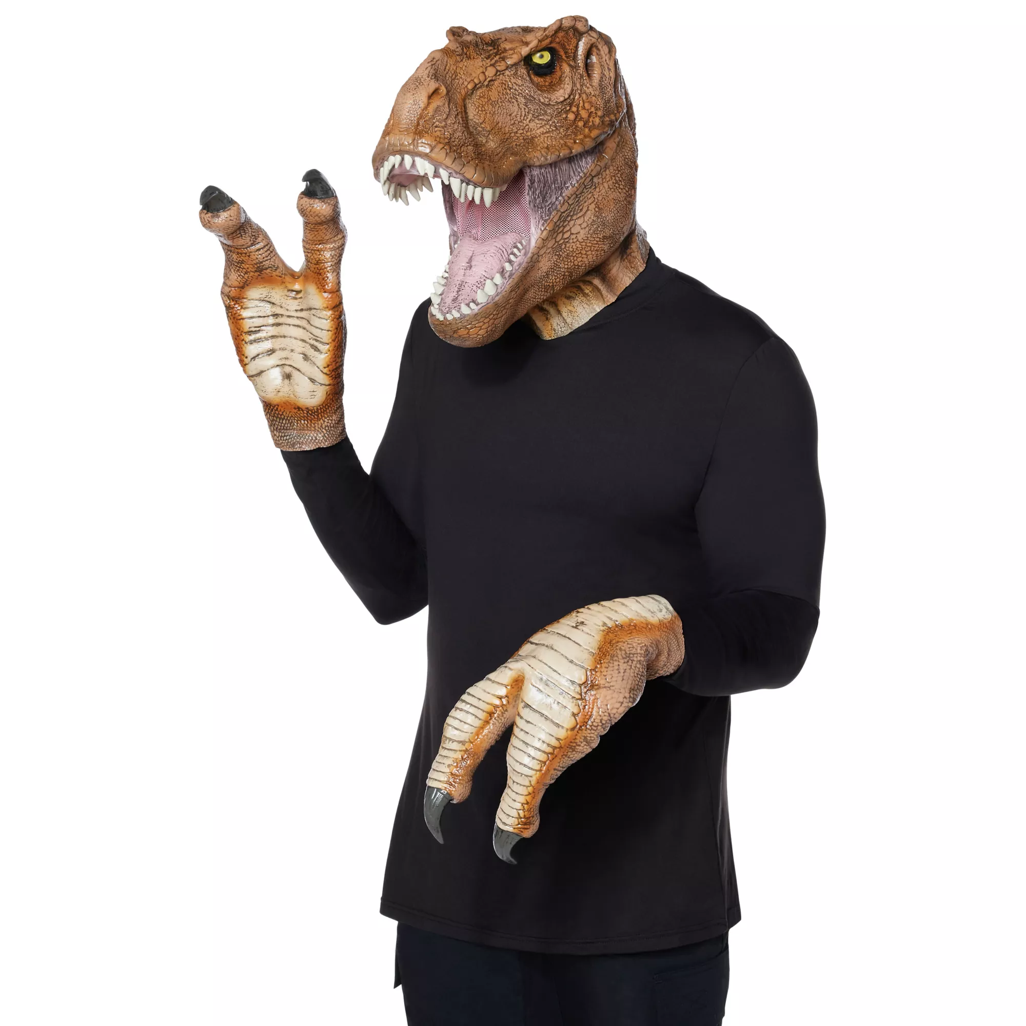 T-Rex Full Mask and Claws Set - Jurassic Park at Spirit Halloween