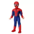 Toddler Spider-Man Classic Muscle Suit Costume - Marvel at Spirit Halloween