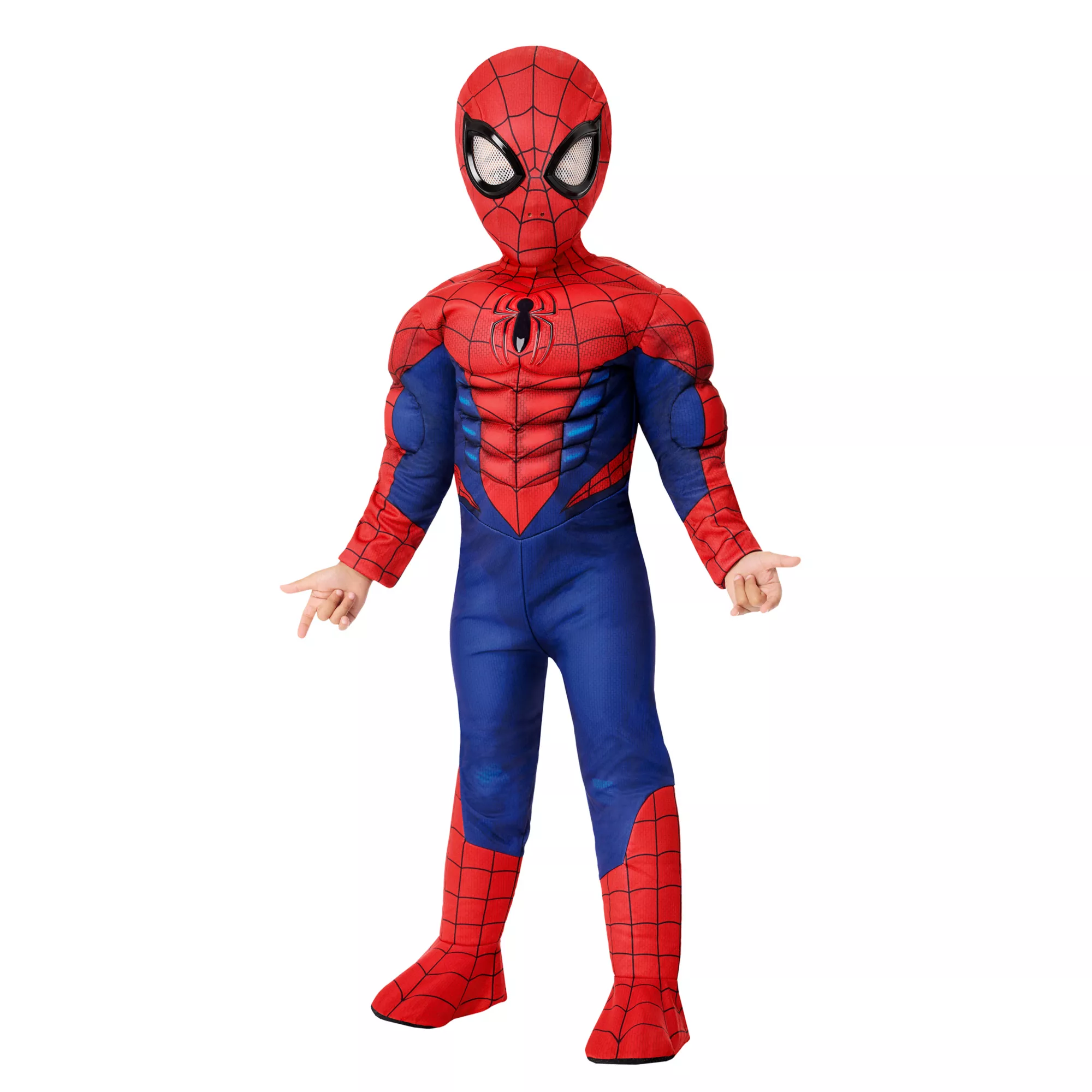 Toddler Spider-Man Classic Muscle Suit Costume - Marvel at Spirit Halloween