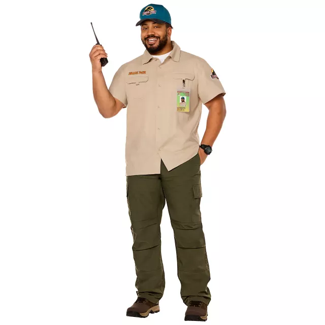 Adult Jurassic Park Work Shirt Costume Kit at Spirit Halloween
