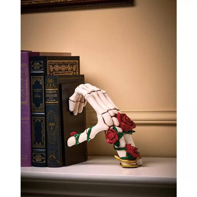 Enchanted Skeleton Heart Bookends at Spirit Halloween