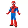Toddler Spider-Man Muscle Suit Costume - Spidey and His Amazing Friends at Spirit Halloween