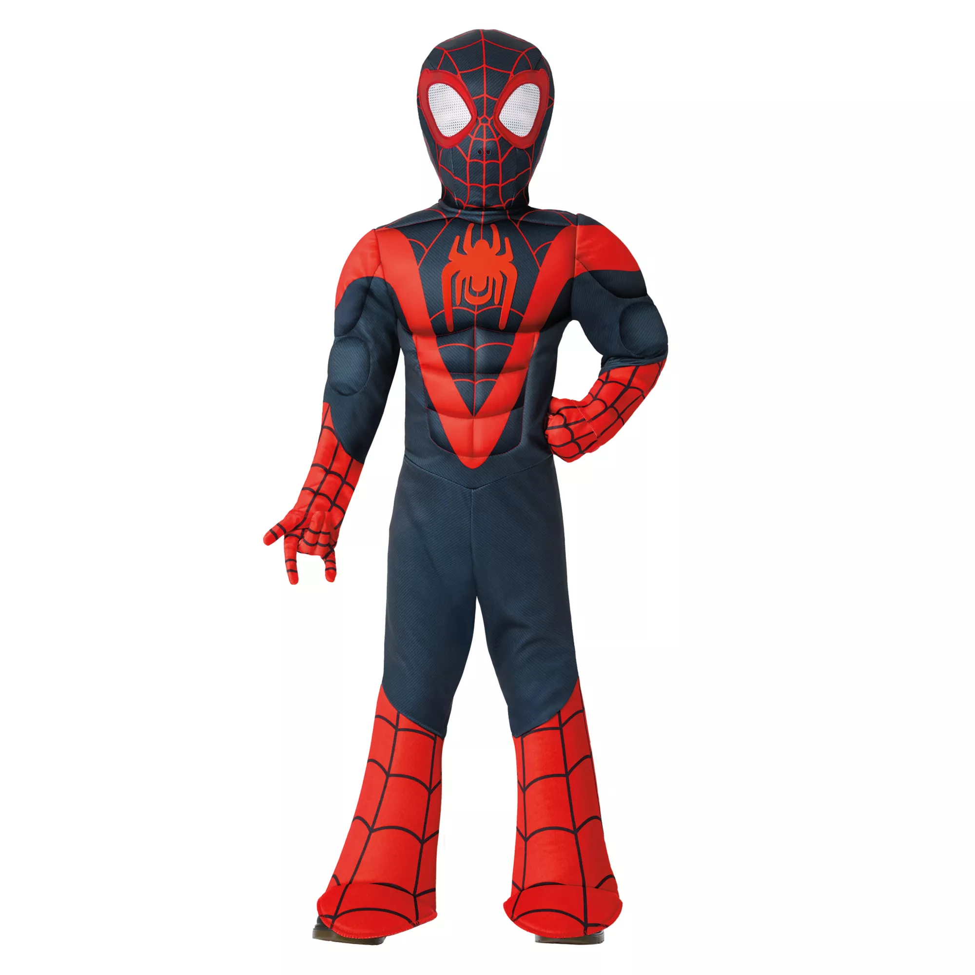 Toddler Spider-Man Spin Muscle Suit Costume -  Spidey and His Amazing Friends at Spencer's