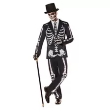 Adult Black Skeleton Suit at Spirit Halloween