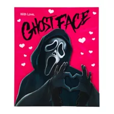 Ghost Face With Love Sign at Spirit Halloween