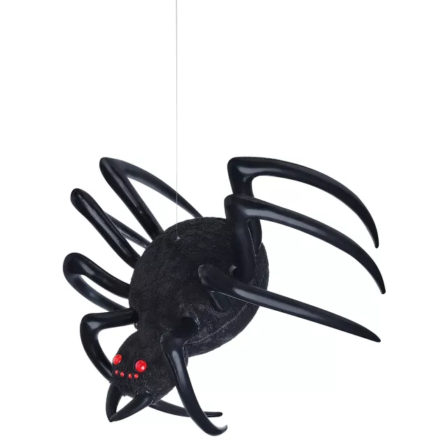 4 Ft Hanging Inflatable Furry Spider at Spirit Halloween