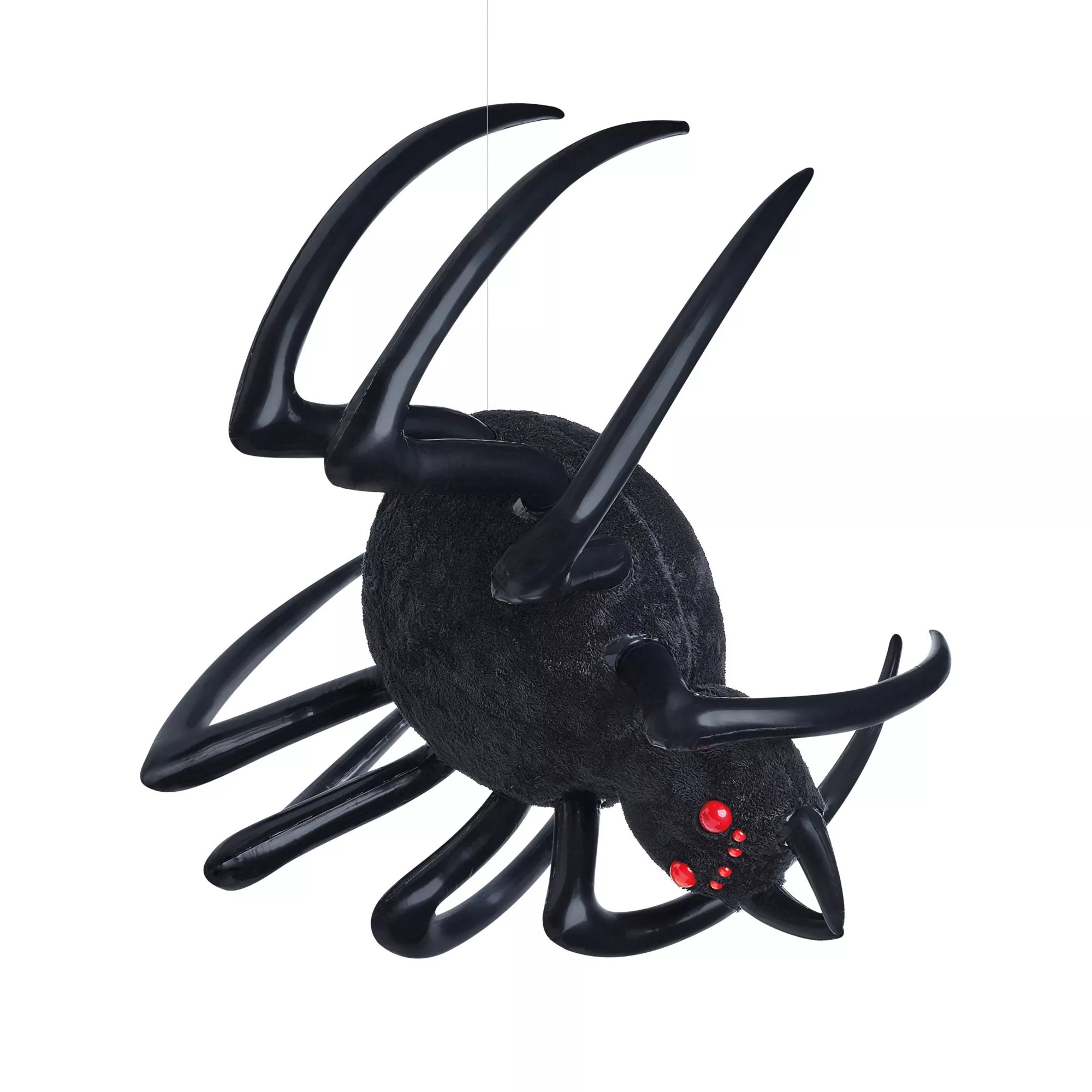4 Ft Hanging Inflatable Furry Spider