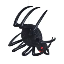 4 Ft Hanging Inflatable Furry Spider at Spirit Halloween