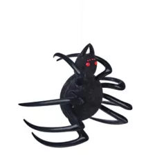 4 Ft Hanging Inflatable Furry Spider at Spirit Halloween