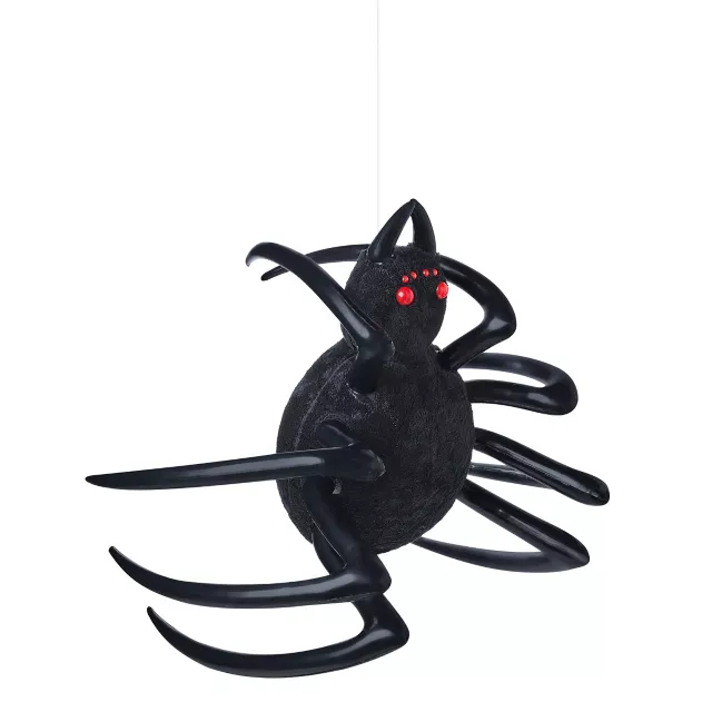 4 Ft Hanging Inflatable Furry Spider at Spirit Halloween