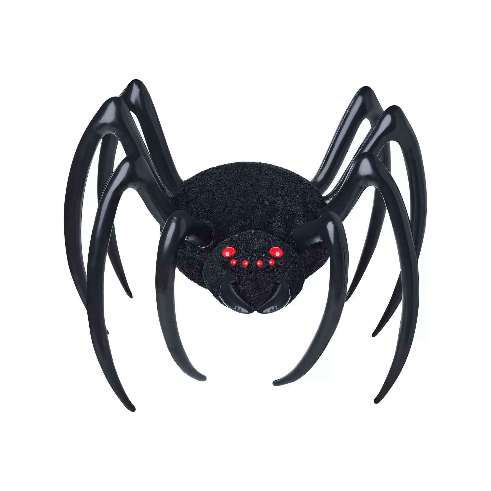 4 Ft Hanging Inflatable Furry Spider