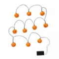 Orange Jack-o'-Lantern Skull String Lights - Halloween II at Spirit Halloween