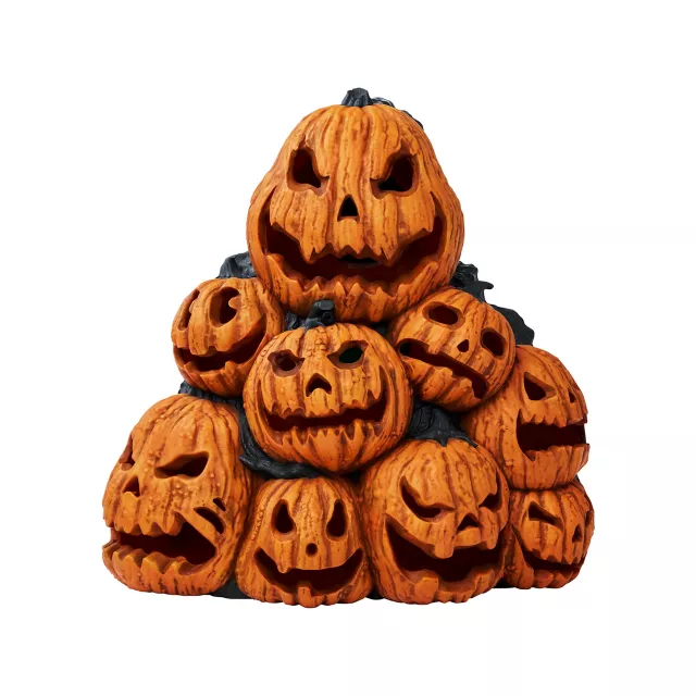 Light-Up Fogging Pumpkin Pile at Spirit Halloween
