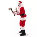 6 Ft 3 In Art the Clown Santa Claus Animatronic - Terrifier 3 at Spirit Halloween