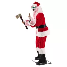 6 Ft 3 In Art the Clown Santa Claus Animatronic - Terrifier 3 at Spirit Halloween