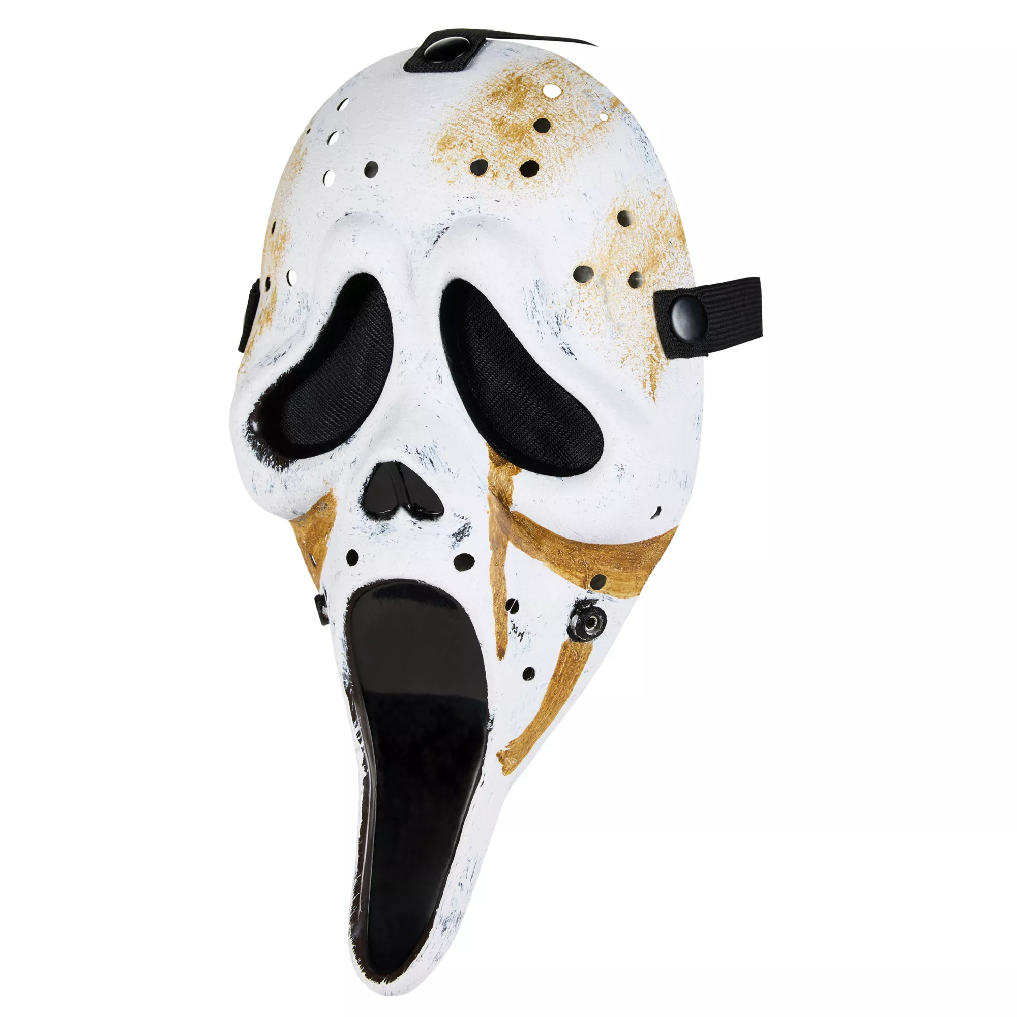 Kids Ghost Face Hockey Half Mask at Spirit Halloween