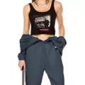 Adult Michael Myers Jumpsuit with Crop Top Costume - Halloween II at Spencer's