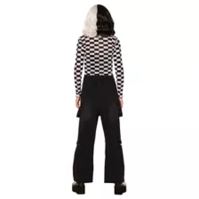 Adult Art the Clown Checkered Mesh Top - Terrifier at Spirit Halloween