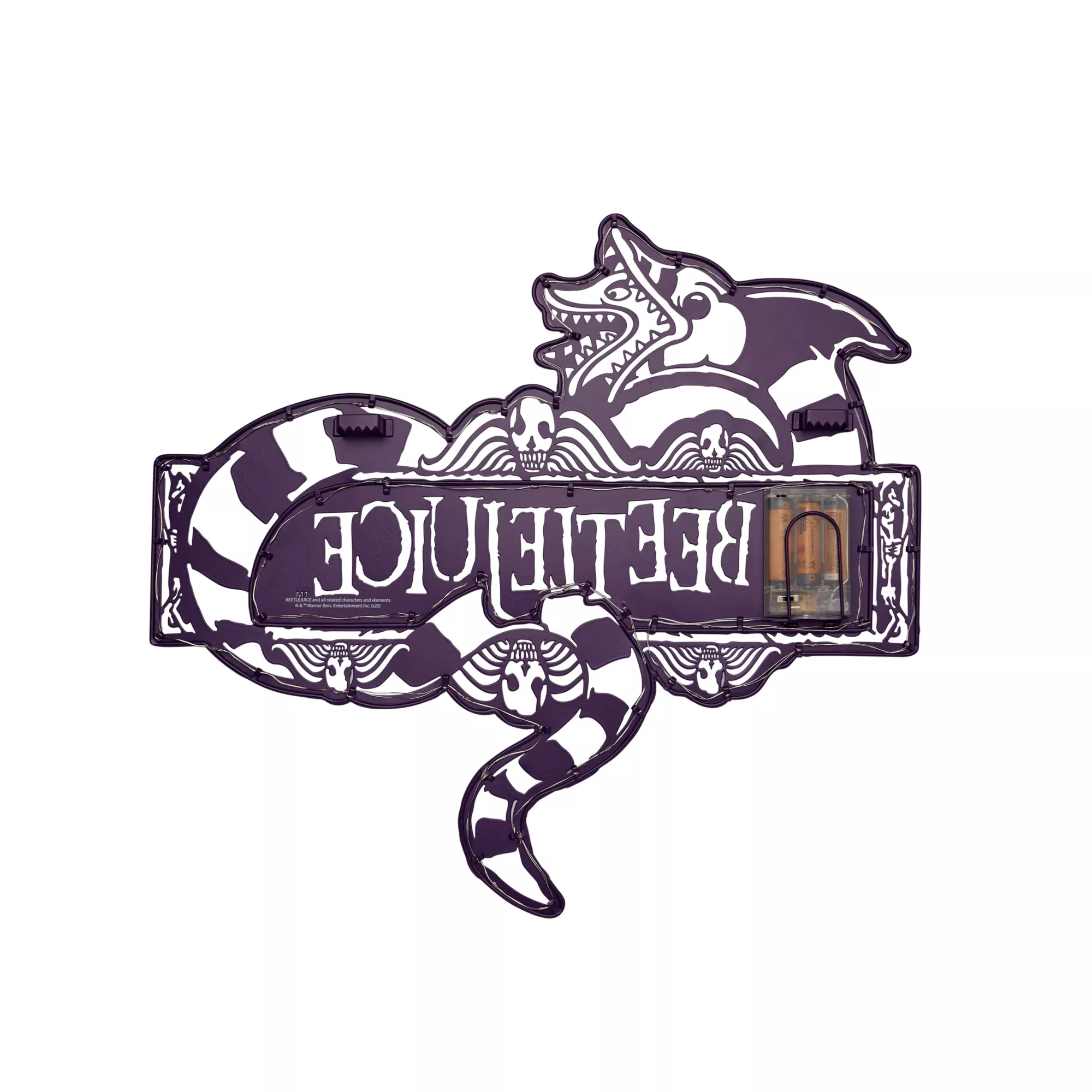 Beetlejuice Sandworm LED Light-Up Sign