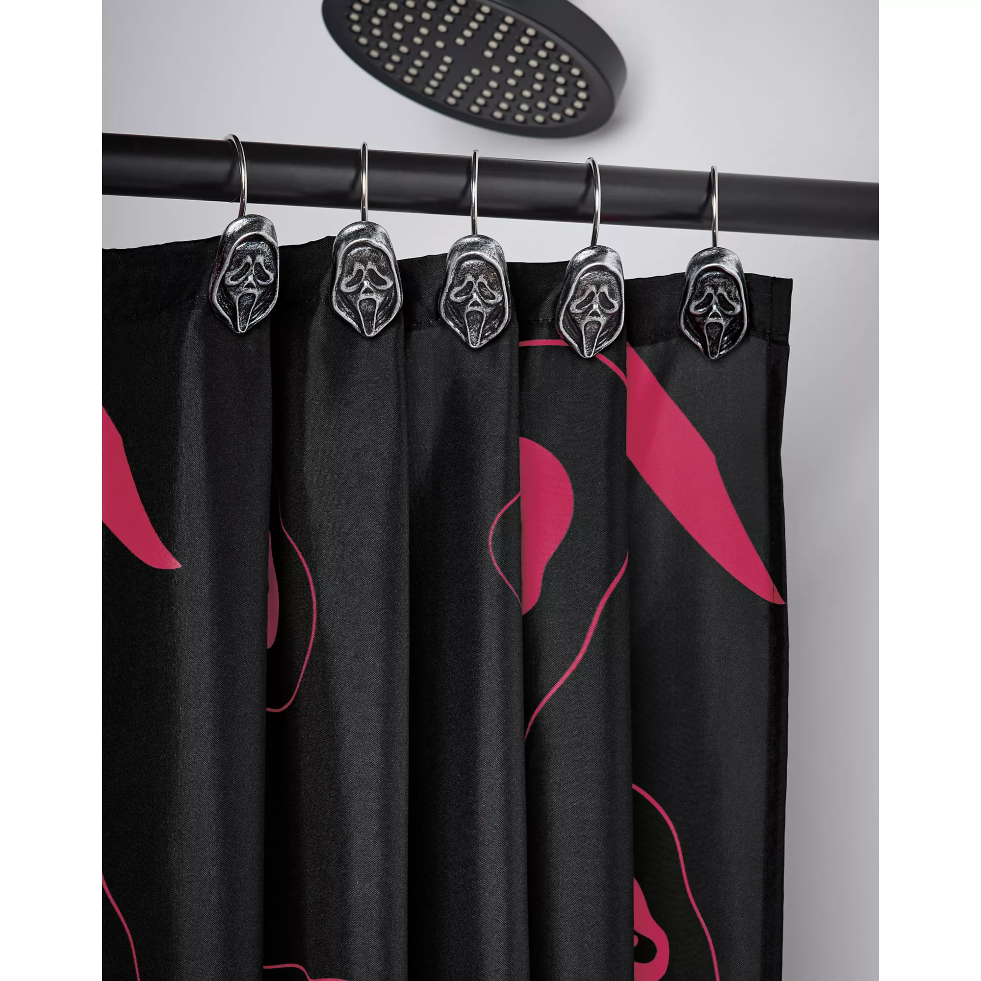 Ghostface Shower Curtain Hooks