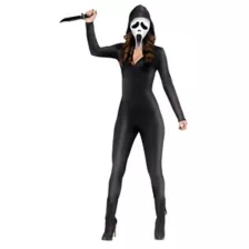 Adult Ghost Face Catsuit Costume at Spencer's