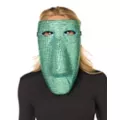 Bling Shock Green Rhinestone Half Mask -  The Nightmare Before Christmas at Spencer's