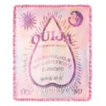 Pink Ouija Ruffle Fleece Blanket at Spirit Halloween