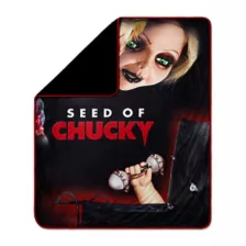 Seed of Chucky Fleece Blanket -  Chucky at Spencer's