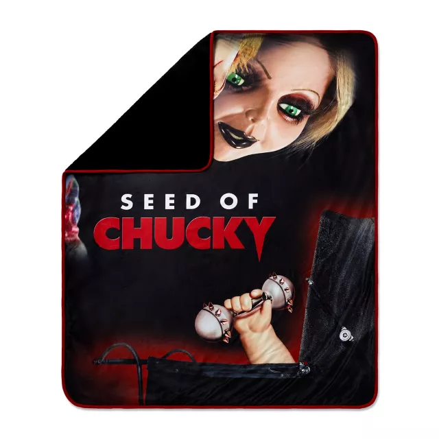 Seed of Chucky Fleece Blanket -  Chucky at Spencer's