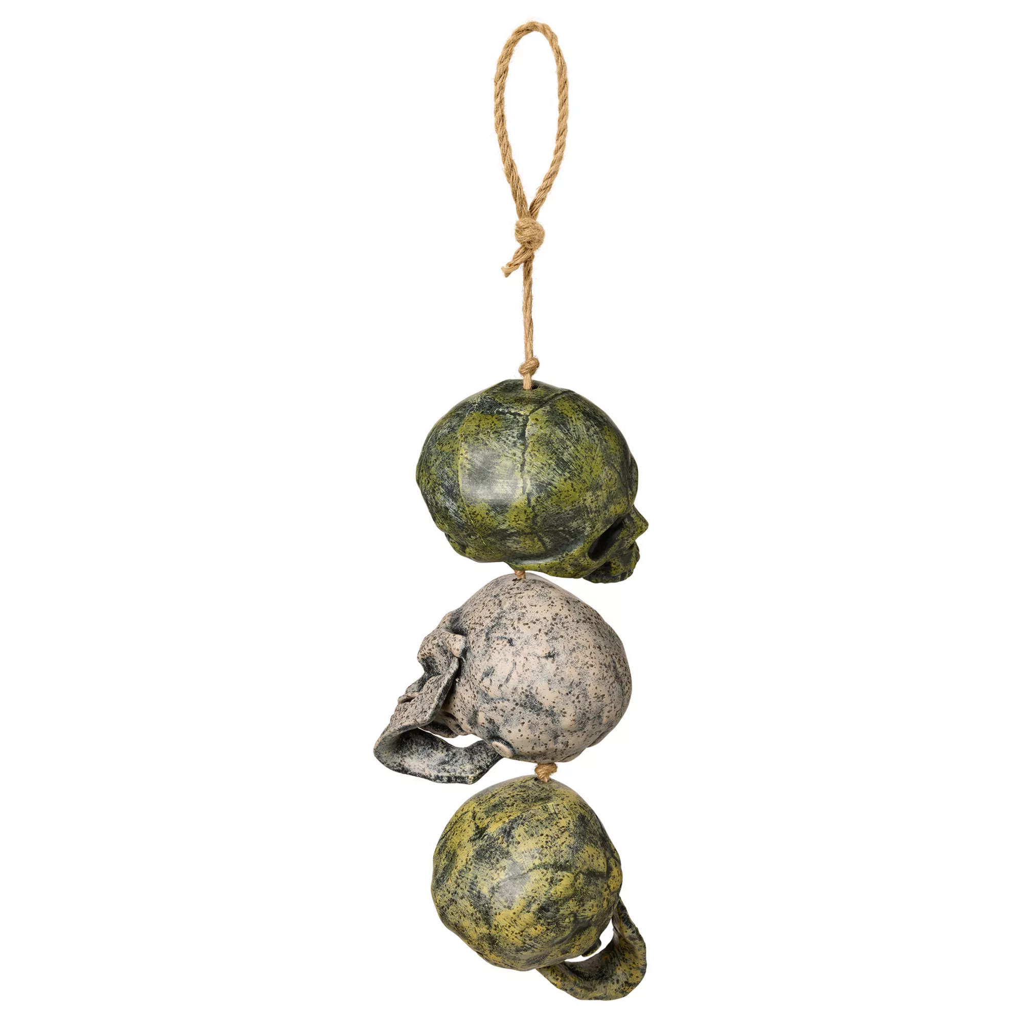 Hanging Triple Skull Stack