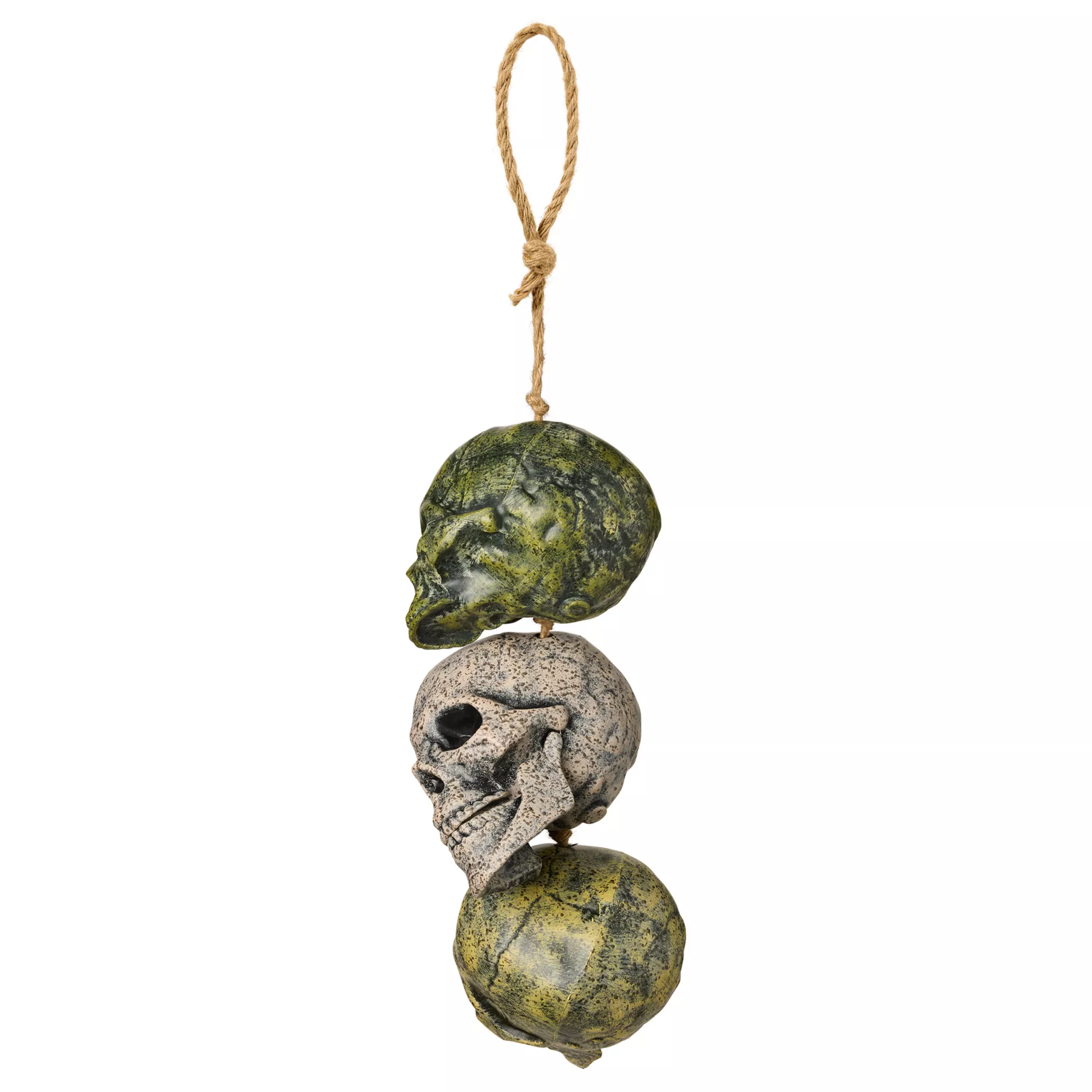 Hanging Triple Skull Stack