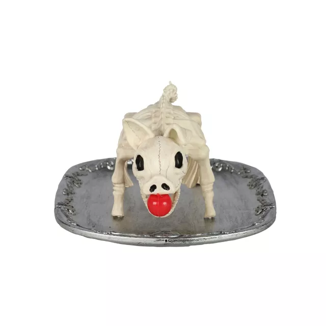 Skeleton Pig on a Platter at Spencer's