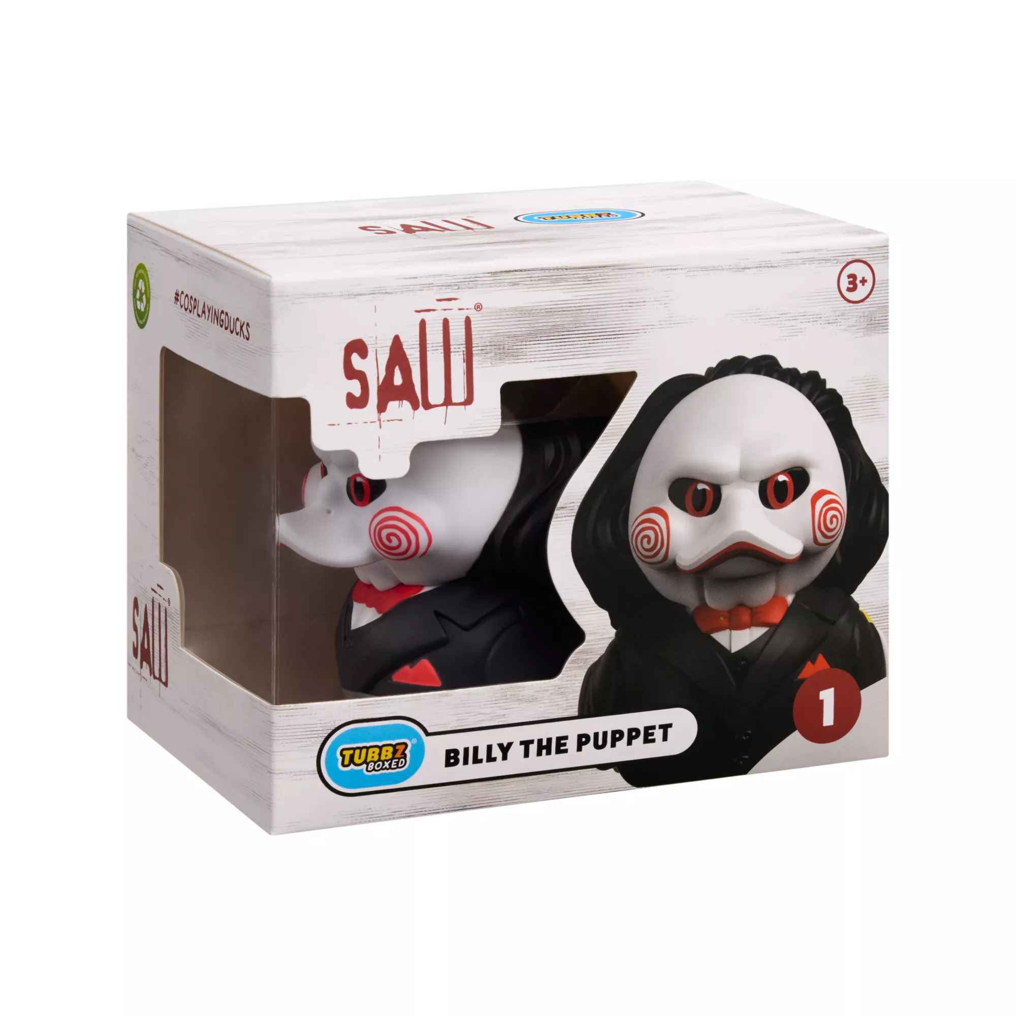 TUBBZ Billy the Puppet Rubber Duck - Saw
