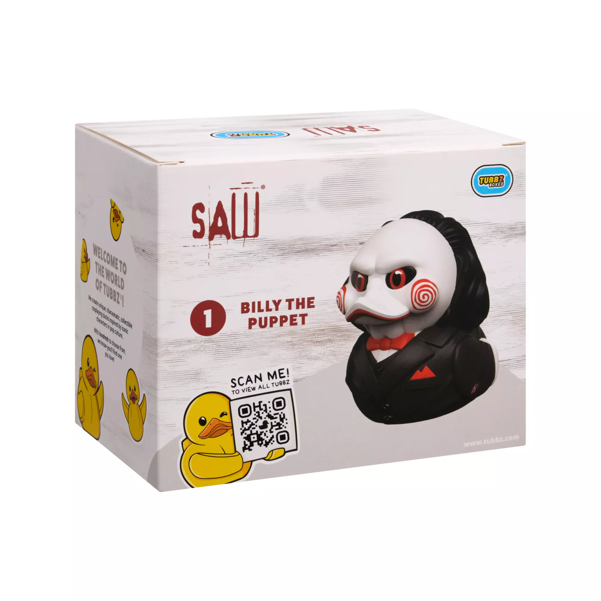 TUBBZ Billy the Puppet Rubber Duck - Saw