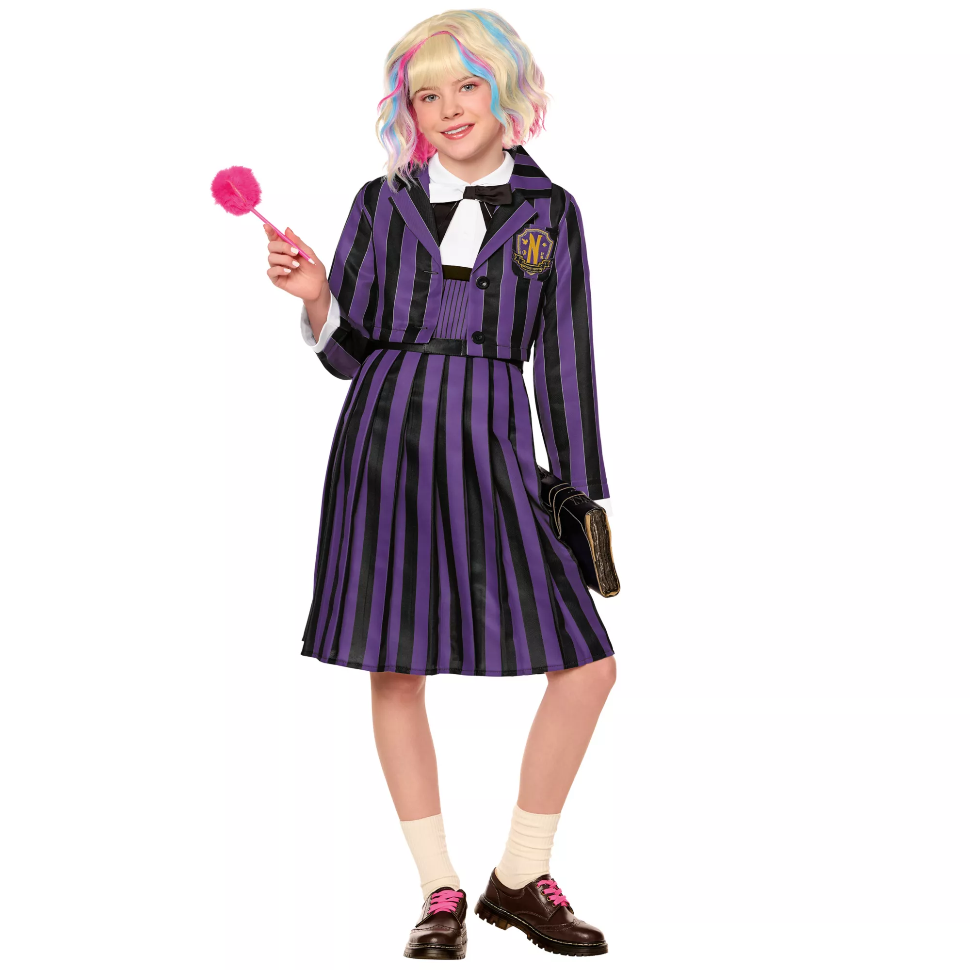 Kids Enid Sinclair Nevermore Academy Uniform Costume - Wednesday at Spencer's