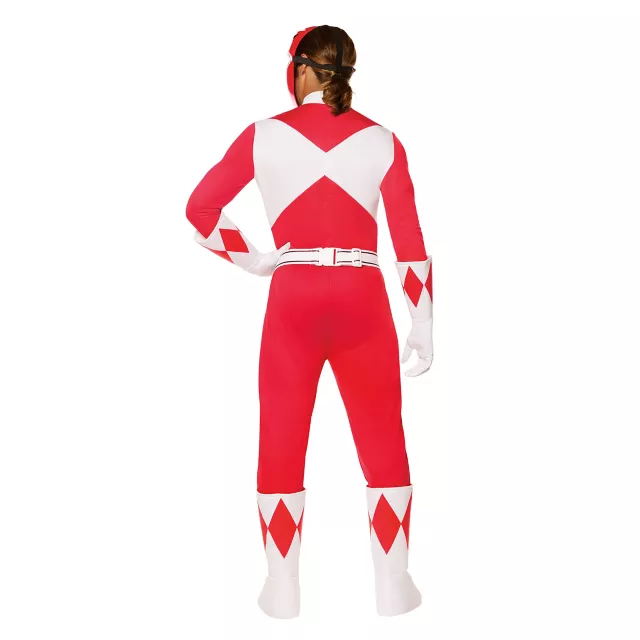 Adult Red Power Ranger Costume - Mighty Morphin Power Rangers at Spirit Halloween