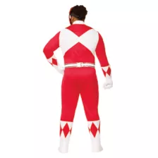 Adult Red Power Ranger Costume - Mighty Morphin Power Rangers at Spirit Halloween
