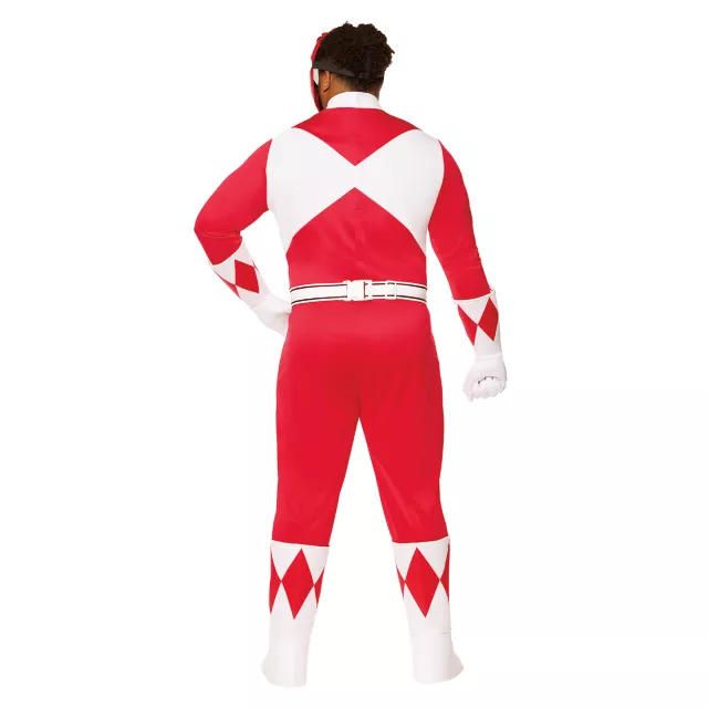 Adult Red Power Ranger Costume - Mighty Morphin Power Rangers at Spirit Halloween