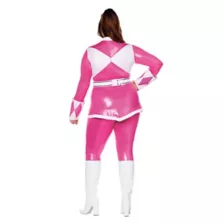 Adult Pink Power Ranger Costume - Mighty Morphin Power Rangers at Spirit Halloween