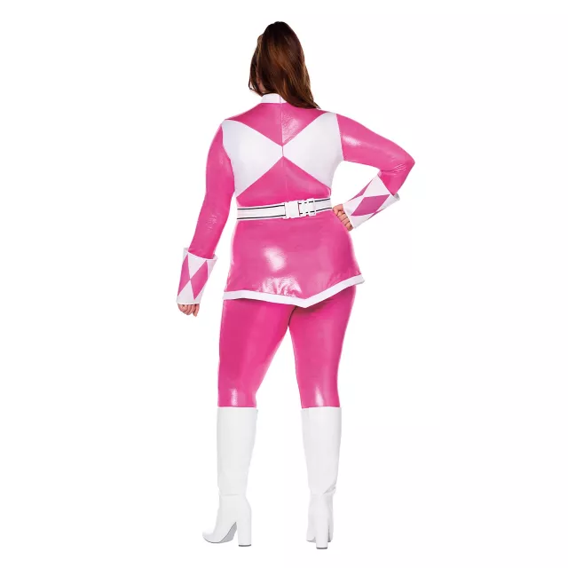 Adult Pink Power Ranger Costume - Mighty Morphin Power Rangers at Spirit Halloween