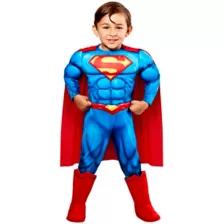 Toddler Superman Muscle Suit Costume - DC Comics
