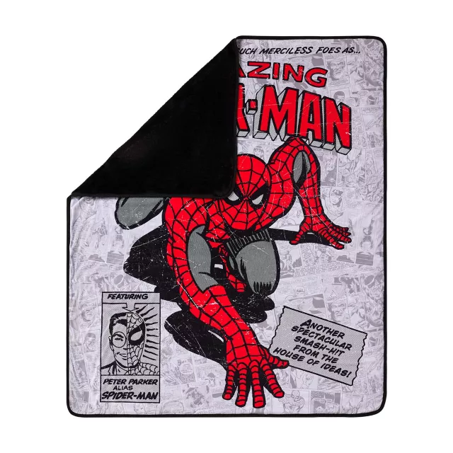 The Amazing Spider-Man Fleece Blanket - Marvel at Spencer's