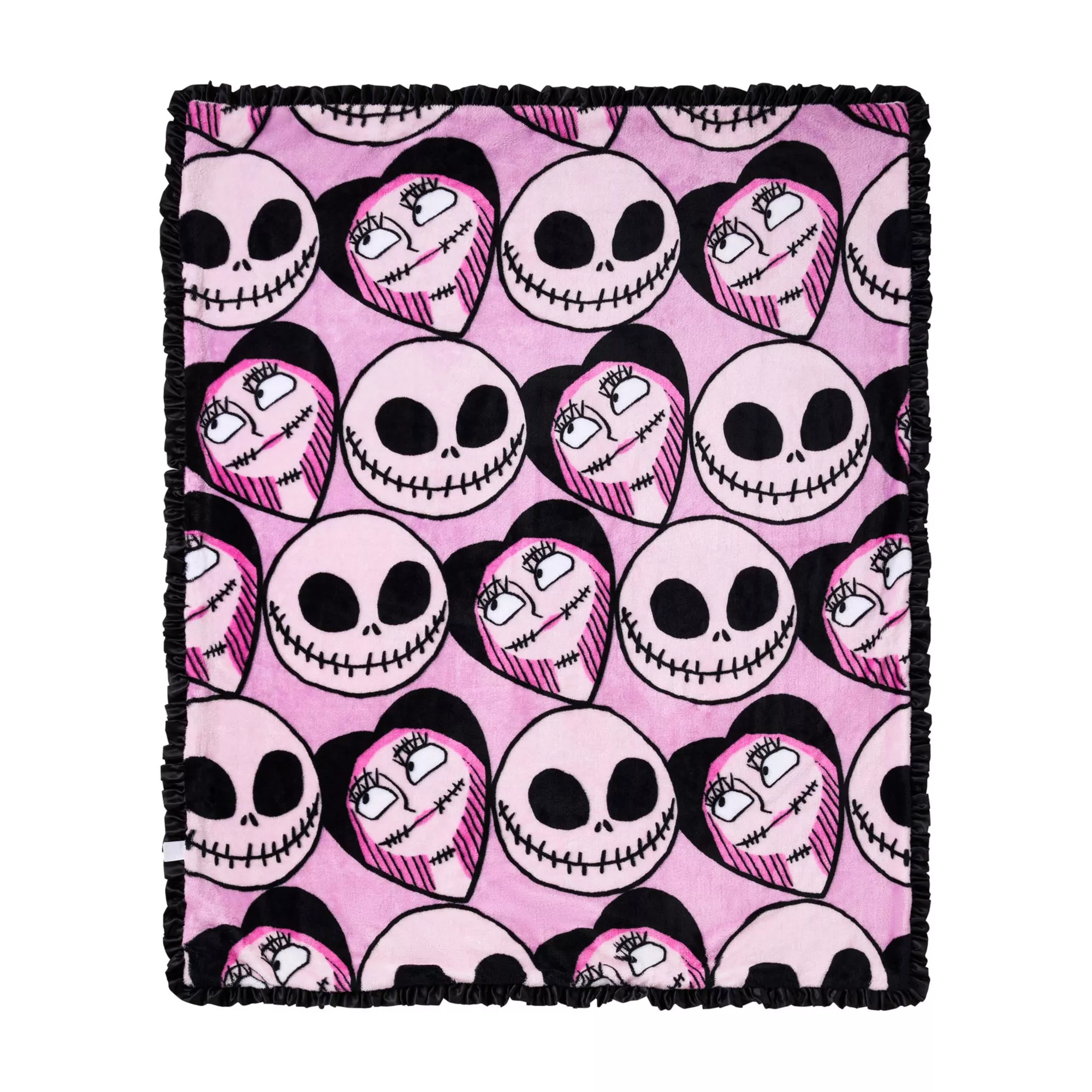 Jack and Sally Reversible Fleece Blanket - The Nightmare Before Christmas